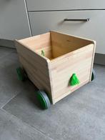 Houten kar( leuk voor peuter of babyshower), Ophalen of Verzenden, Zo goed als nieuw