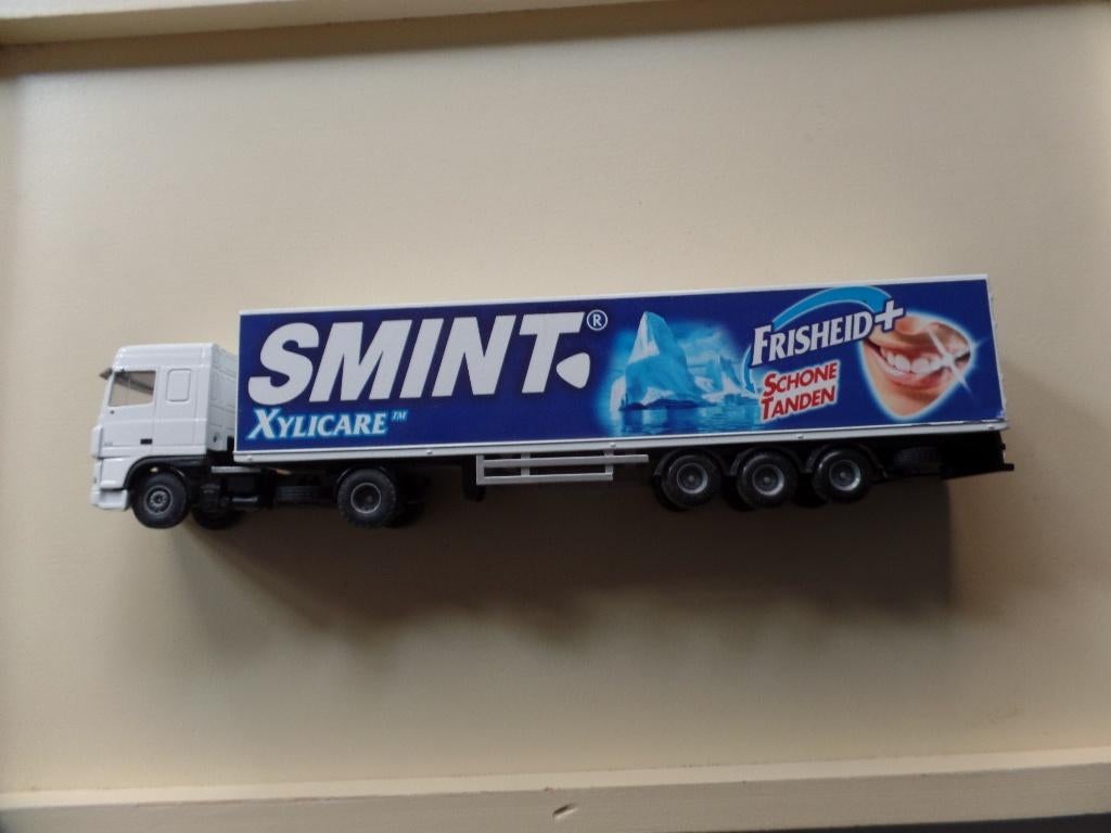 DAF trekker/oplegger Lion Toys Smint, Ophalen of Verzenden, Gebruikt, Bus of Vrachtwagen, Lion Toys