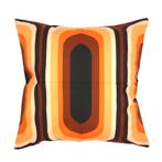 Retro kussenhoes Jessie bruin 45 x 45 cm, Dekussenkraam@gmail.com, Verzenden, De kussenkraam, Vierkant