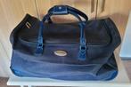 Blauwe Nubuck leren Norländer voyager trolley., Wieltjes, 30 cm of meer, Gebruikt, Blauw