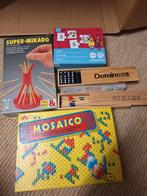 Spelletjes pakket - Mikado, Domino, Mozaïek, HEMA, Hobby en Vrije tijd, Gezelschapsspellen | Bordspellen, Drie of vier spelers