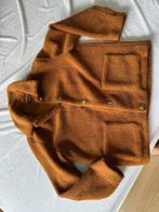 Teddy jas cognac bruin, Ophalen of Verzenden, Zo goed als nieuw, Maat 36 (S), Bruin
