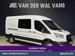 Ford Transit 2.0 TDCI 170pk L3H2 Dubbele Cabine 3500kg Trekh, Auto's, Voorwielaandrijving, Stof, 4 cilinders, Bedrijf