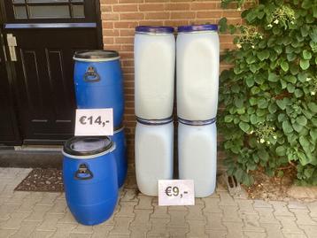 kunststof vaten pellets noodvoorraad houtskool voerton ton beschikbaar voor biedingen