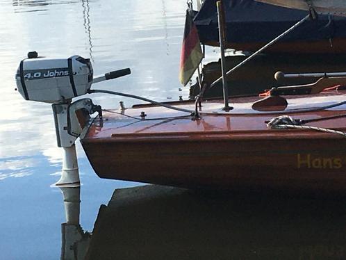 16 m2, Watersport en Boten, Open zeilboten, Gebruikt, Overige typen, 3 tot 6 meter, Hout, Buitenboordmotor, Benzine, Ophalen