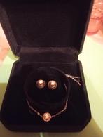 Swarovski armband en oorbellen set, Sieraden, Tassen en Uiterlijk, Kettingen, Met kristal, Overige materialen, Ophalen of Verzenden