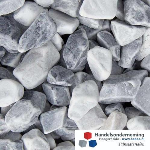 Icy blue grind afgeronde wit grijs blauw siergrind tuin deco, Tuin en Terras, Grind, Keien en Split, Nieuw, Grind, Multi, Overige materialen