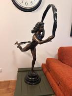 Bronzen (?) Beeld: Sierlijke Danseres, Antiek en Kunst, Kunst | Beelden en Houtsnijwerken, Ophalen