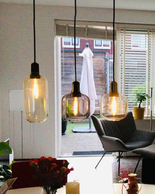 Normann copenhagen hanglamp plafond, Ophalen, Gebruikt, Glas, Modern nostalgisch