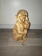Gouden aap hoogte 18 cm, Ophalen of Verzenden, Zo goed als nieuw