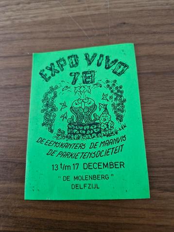 2666 Sticker Expo Vivo 78 - Delfzijl beschikbaar voor biedingen