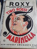 Tino Rossi in MARINELLA.  Film in ROXY theater, Verzamelen, Ophalen of Verzenden, Gebruikt, Rechthoekig Staand, Film en Tv