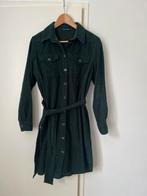 Mooie groene ribstof jurk, Kleding | Dames, Ophalen of Verzenden, Gedragen, Maat 38/40 (M), Groen