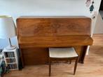 Piano in prima staat, Muziek en Instrumenten, Piano's, Ophalen, Gebruikt, Bruin, Piano