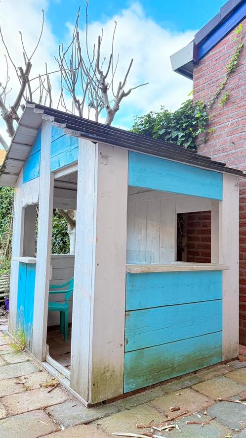 Grote speel huis, Kinderen en Baby's, Speelgoed | Buiten | Speelhuisjes, Gebruikt, Hout, Ophalen