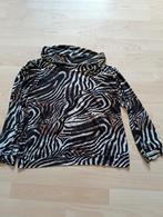 Mooie top met dierenprint, Bruin, Maat 42/44 (L), Ophalen of Verzenden, Zo goed als nieuw