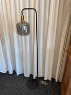 Staande lamp met glazen kap 160cm hoog nu 50,-, Ophalen, Nieuw, 150 tot 200 cm