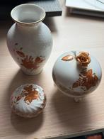 Herend Porselein Set - Vaas en Doosjes, Ophalen
