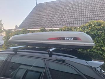 Te huur in Friesland grote Thule dakkoffer 310ltr! beschikbaar voor biedingen