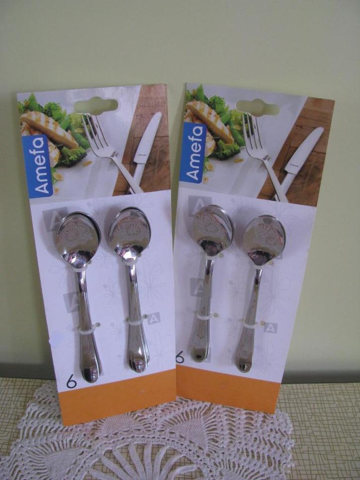 Amefa * 12 x lepel * NIEUW * 14 cm in 1 koop = € 10, Huis en Inrichting, Keuken | Bestek, Nieuw, Los bestek, Rvs of Chroom, Vaatwasserbestendig