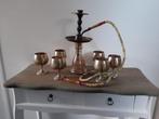 Ouderwetse WATERPIJP met 6 roemers, Antiek en Kunst, Antiek | Glas en Kristal, Ophalen