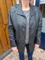 Leren dames jas maat 40/42, Kleding | Dames, Jassen | Zomer, Ophalen, Zo goed als nieuw, Maat 38/40 (M), Zwart