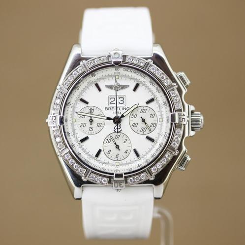 Breitling Crosswind Special A44355 Staal Diamant, Sieraden, Tassen en Uiterlijk, Horloges | Heren, Gebruikt, Polshorloge, Breitling