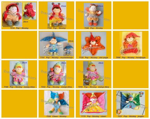 Nicotoy Pop Popje Nar Harlekijn, Kinderen en Baby's, Speelgoed | Knuffels en Pluche, Zo goed als nieuw, Overige typen, Ophalen