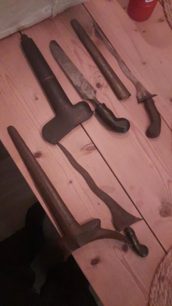 Antieke Javaanse Krissen (Keris) Collectie, Doe-het-zelf en Verbouw, Gereedschap | Handgereedschap, Gebruikt, Ophalen of Verzenden