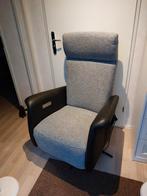 Montel elektrisch verstelbare luxe relaxfauteuil, Ophalen, Modern montel, 75 tot 100 cm, Leer