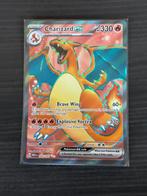Pokemon Charizard ex 183/165, Ophalen of Verzenden, Zo goed als nieuw, Losse kaart, Foil