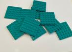 Partij 10x nieuwe 6x6 lego platen in diverse kleuren