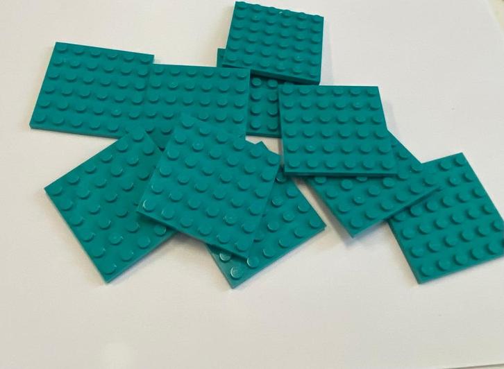 Partij 10x nieuwe 6x6 lego platen in diverse kleuren, Kinderen en Baby's, Speelgoed | Duplo en Lego, Nieuw, Lego, Losse stenen