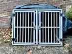 Hundos dubbele autobench L, Dieren en Toebehoren, Hondenbenches, Ophalen, Gebruikt