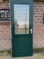 Hardhouten achterdeur 82,7x211,5cm., Doe-het-zelf en Verbouw, Deuren en Horren, Ophalen, Gebruikt, 80 tot 100 cm, Buitendeur