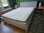 Tweepersoons bed (150x200) incl. Lattenbodem en matras, Huis en Inrichting, Slaapkamer | Bedden, Ophalen, Tweepersoons, Overige maten