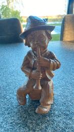 Twee schattige houten beeldjes, Ophalen of Verzenden, Zo goed als nieuw, Mens