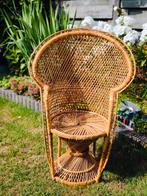 Vintage/kinder/ Pop rotan Pauw stoel, Huis en Inrichting, Stoelen, Ophalen, Gebruikt, Eén