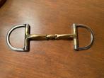 BR dubbel gebroken D-trens 12,5 cm Soft Contact bit, Dieren en Toebehoren, Paarden en Pony's | Hoofdstellen en Tuigage, Ophalen of Verzenden
