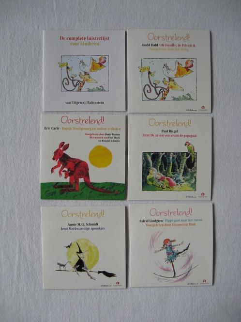 Oorstrelend! 5 CD  luisterbox E Carle- R Dahl- AMG- P Biegel, Boeken, Luisterboeken, Cd, Ophalen of Verzenden