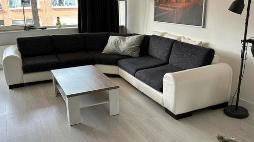 Hoekbank 5-zits - Gebruikt, Huis en Inrichting, Banken | Bankstellen, Gebruikt, Hoekbank, Vierpersoons of meer, 300 cm of meer