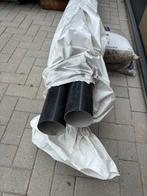 2 stuks regenpijp pvc 400cm per stuk, Doe-het-zelf en Verbouw, Buizen en Afvoer, Ophalen, Pvc, Nieuw, 4 tot 6 meter