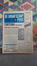Westrijd programma de Graafschap-FORTUNA, Verzamelen, Sportartikelen en Voetbal, Ophalen of Verzenden, Gebruikt, Boek of Tijdschrift
