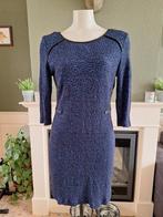 Apanage mooie blauw zwart jurk L 42 Gratis verz in Nederland, Apanage, Maat 42/44 (L), Knielengte, Zo goed als nieuw