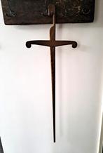 Stoere antieke stokhanger | kledinghanger | kleerhanger, Ophalen