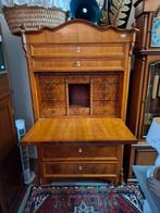 Engelse Secretaire - Kersenfineer - Veel Opbergruimte!, Antiek en Kunst, Antiek | Meubels | Kasten, Ophalen