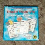 Nieuwstaat kinderspel maan roos vis kinder kwartet, Drie of vier spelers, Ophalen of Verzenden, Zo goed als nieuw