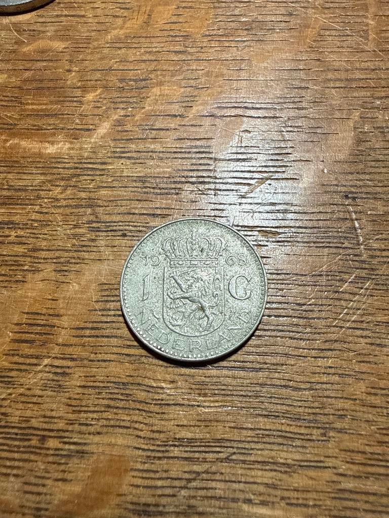 1 Gulden 1968 - Koningin Juliana, Postzegels en Munten, Munten | Nederland, 1 gulden, Koningin Juliana, Zilver, Ophalen of Verzenden
