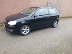 Volkswagen Polo 1.4 16V 59KW AUT 2008 Zwart, Auto's, Volkswagen, 4 cilinders, Zwart, Bedrijf, 1033 kg