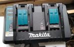 Makita dubbele acculader DC18RD. Als nieuw., Ophalen of Verzenden, Zo goed als nieuw